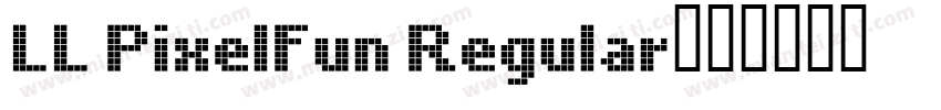 LL PixelFun Regular字体转换